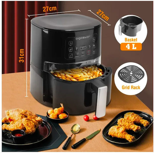 Aigostar Air Fryer 4lt Black