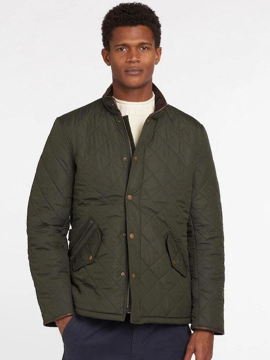 Barbour Powell Herren Winter Jacke Lässig Sage.