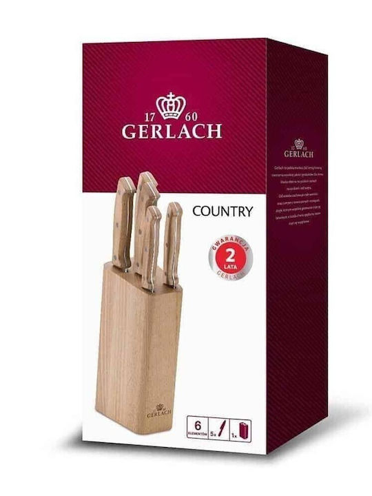 Gerlach Set Cuțite din Oțel Inoxidabil 5buc