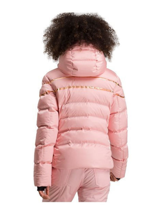 Rossignol Hiver Satin RLKWJ27-337 Γυναικείο Μπουφάν για Σκι & Snowboard Ροζ