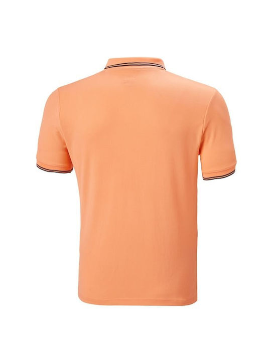 Helly Hansen Kos Ανδρικό T-shirt Κοντομάνικο Polo Πορτοκαλί