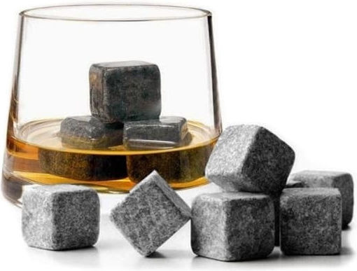 Whiskey Декоративни ледчета Каменни с Чаши 9бр