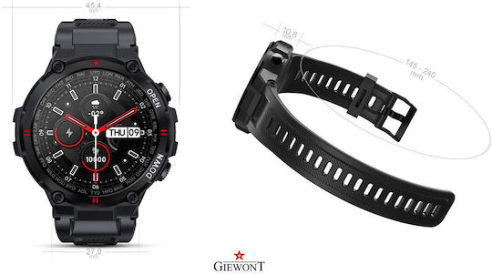 Giewont 430-1 Smartwatch (Negru)