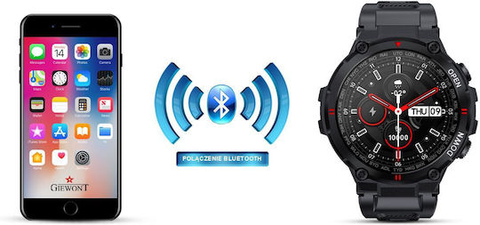 Giewont 430-1 Smartwatch (Negru)