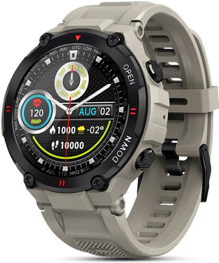 Giewont 430-2 Smartwatch with Heart Rate Monitor (Gray)