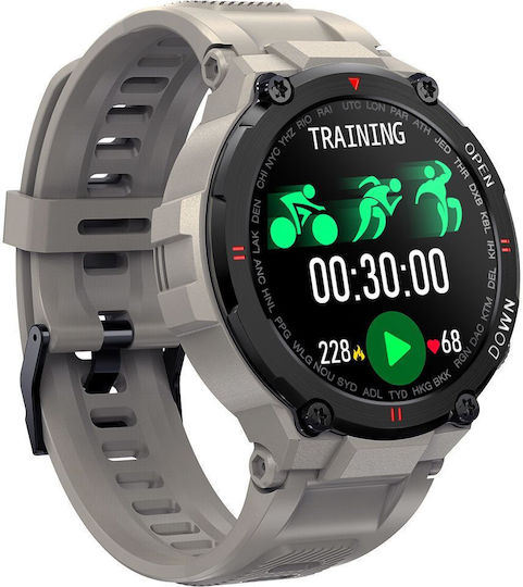 Giewont 430-2 Smartwatch with Heart Rate Monitor (Gray)
