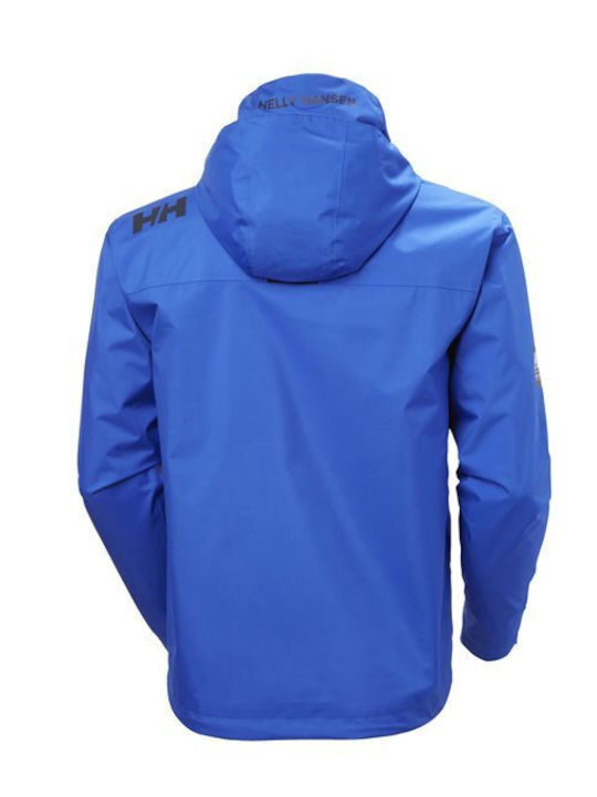 Helly Hansen Crew Αθλητικό Ανδρικό Μπουφάν Μπλε