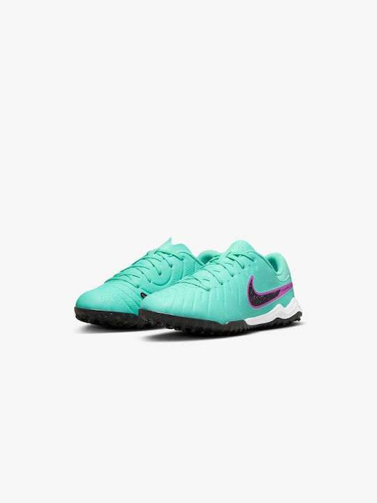 Tiempo Legend 10 Academy TF Παιδικά Ποδοσφαιρικά Παπούτσια με Σχάρα Hyper Turquoise / Fuchsia Dream / Black