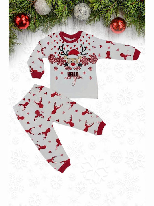 Supermini Kids Pyjamas Winter Cotton red