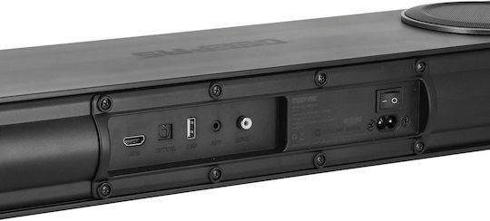 Geepas GMS1115 Soundbar 2.2 Bluetooth und HDMI mit Fernbedienung Schwarz