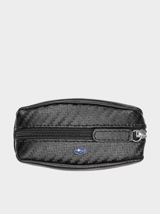 Subaru Μπρελόκ Δερμάτινο Μαύρο