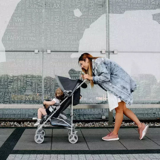 Lionelo Elia Umbrella Stroller Suitable from 6+ Months Grey White 7kg