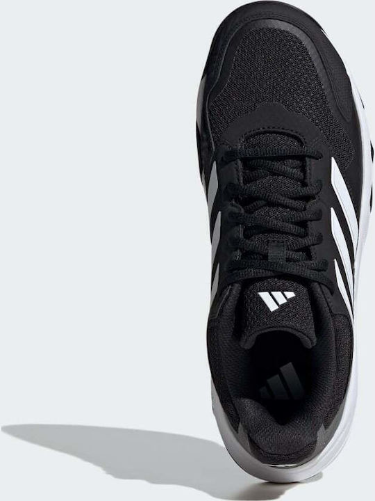 adidas Courtjam Control 3 Ανδρικά Παπούτσια Τένις για Χωμάτινα Γήπεδα Μαύρα
