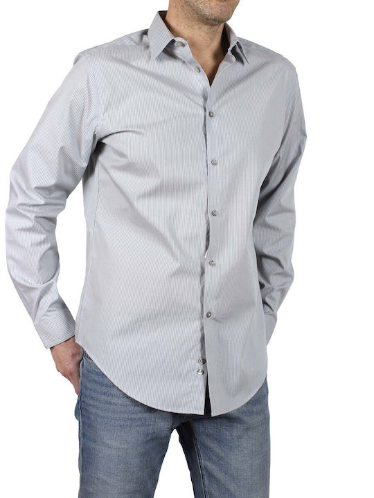 Calvin Klein Men's Shirt Long Sleeve Gray