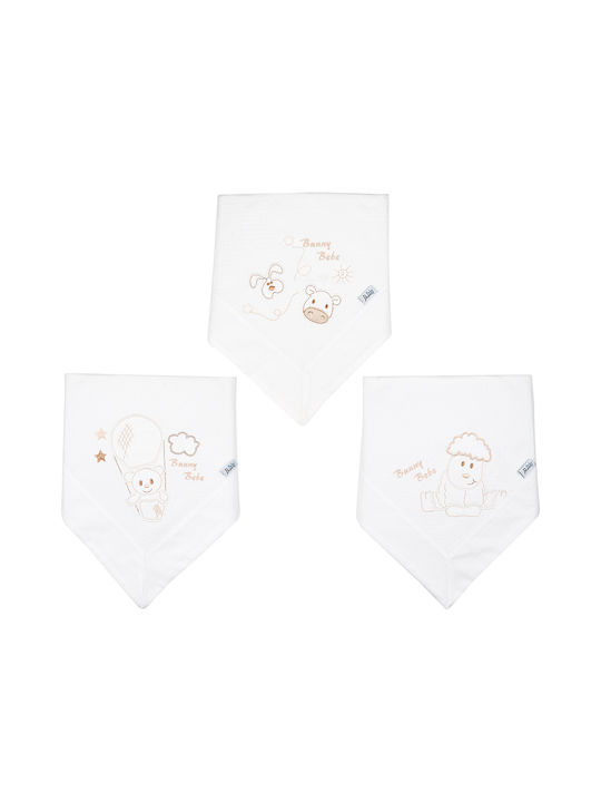 Bunny Bebe Pique Swaddle Wrap White