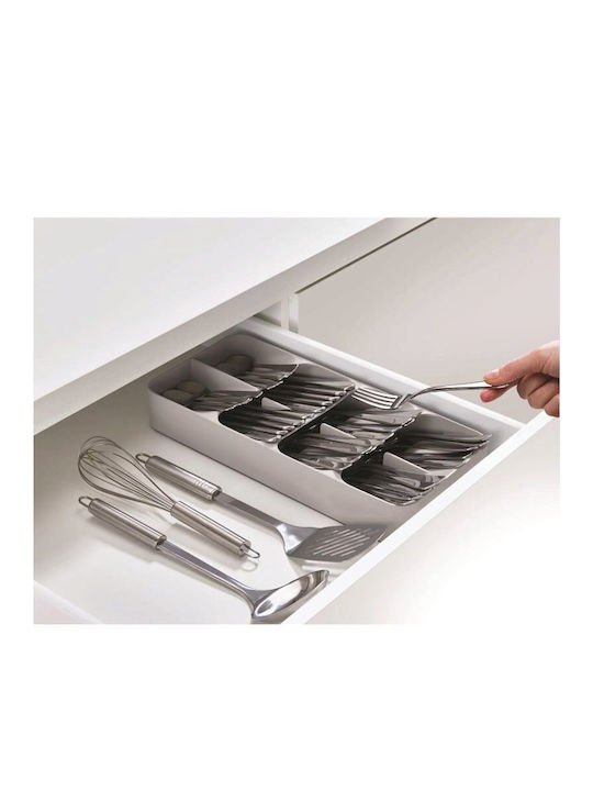 Joseph Joseph Plastic Drawer Cutlery Tray 17.5x40x5.5cm Grey