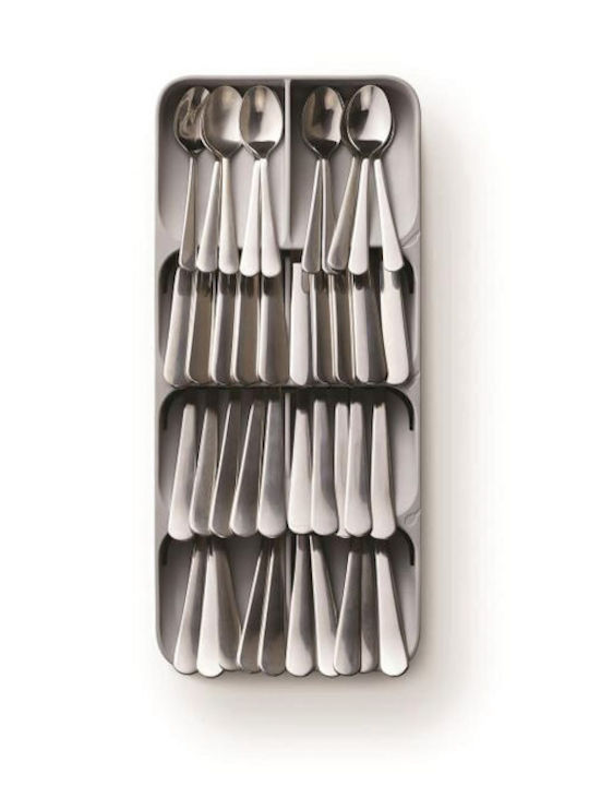 Joseph Joseph Plastic Drawer Cutlery Tray 17.5x40x5.5cm Grey