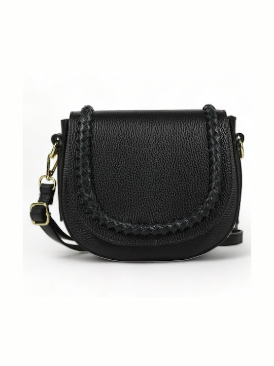 Passaggio Leather Leather Women's Bag Crossbody Black