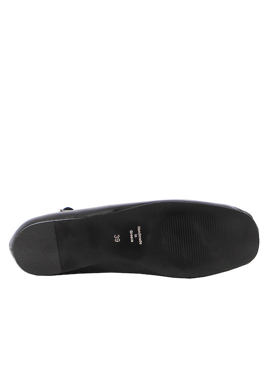 Leather Ballerinas Black 100900000254 001