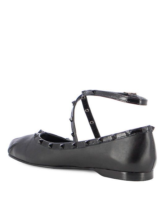 Leather Ballerinas Black 100900000254 001