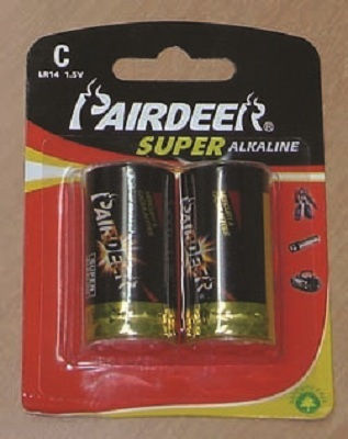 Pairdeer Super Baterii Alcaline C 1.5V 2buc 28237Μ