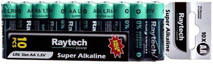 RayTech Super Αλκαλικές Μπαταρίες AAA 1.5V 10τμχ