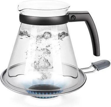 Tescoma Чайник с Филтър Стъклен Черен 1250ml