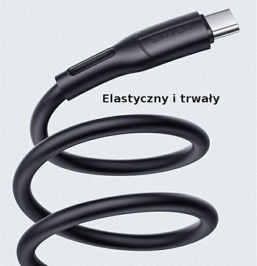 Usams Usams US-SJ501 USB 2.0 Kabel USB Typ-C männlich - USB-A Blauer 1m SJ501USB03