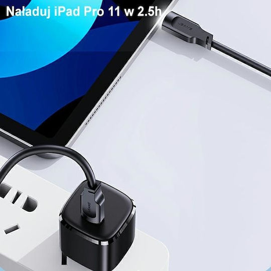 Usams US-SJ567 USB 2.0 Kabel USB-C männlich - USB-C 100W PD Grüne 1,2m SJ567USB04