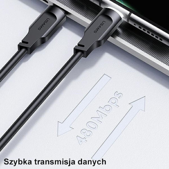 Usams US-SJ567 USB 2.0 Kabel USB-C männlich - USB-C 100W PD Grüne 1,2m SJ567USB04