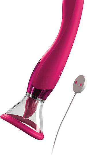 Jimmyjane Vibrator mit Fernbedienung 25.8cm Fuchsie