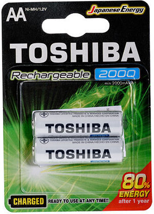Toshiba TNH-6GME Baterii Reîncărcabile AA Ni-MH 2000mAh 2buc