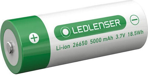 LedLenser Rechargable Battery 26650 Li-ion 5000mAh 3.7V 1pcs