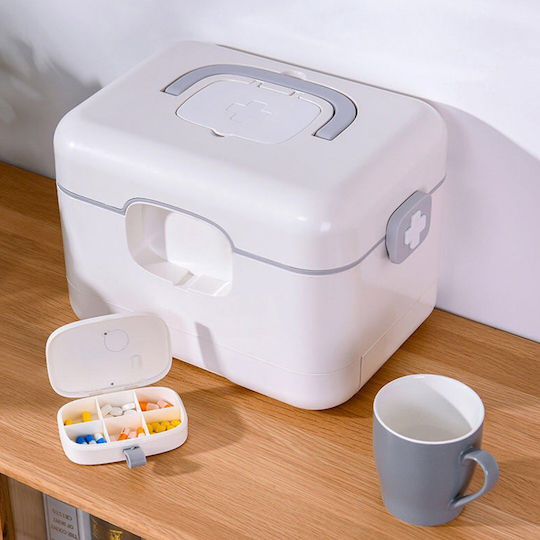 Plastic First Aid Box with Lock