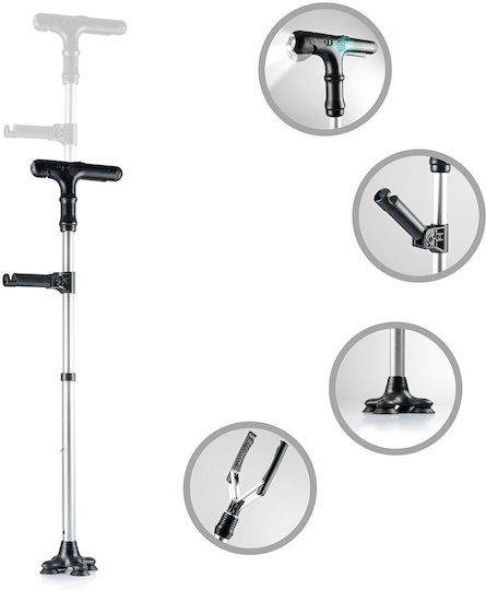 InnovaGoods Gray Walking Stick V0103837