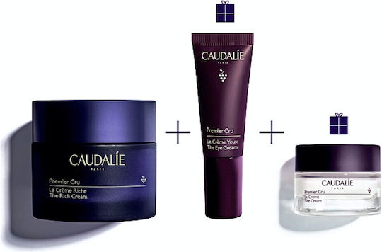 Caudalie Premier Cru Σετ Περιποίησης για Ενυδάτωση & Αντιγήρανση 3τμχ