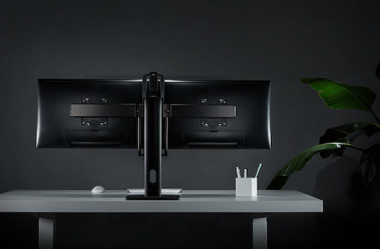 Gembird MS-D2-01 Επιτραπέζια Βάση για 2 Οθόνες έως 27"