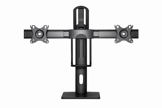 Gembird MS-D2-01 Επιτραπέζια Βάση για 2 Οθόνες έως 27"