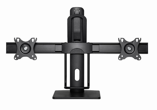 Gembird MS-D2-01 Επιτραπέζια Βάση για 2 Οθόνες έως 27"