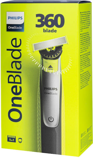 Philips OneBlade 360 QP2734/20 Ξυριστική Μηχανή Προσώπου Επαναφορτιζόμενη