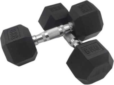 Profit Hexagon Dumbbell 2 x 8kg