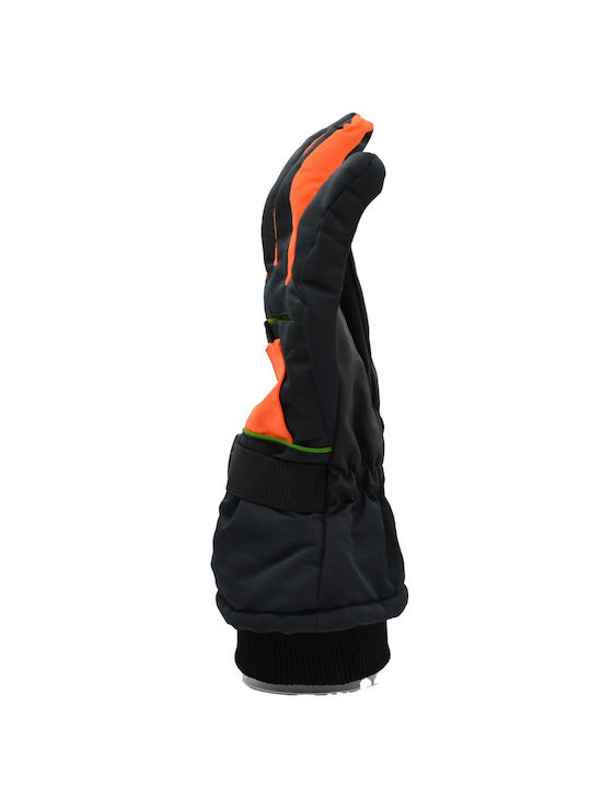 Brims and Trims Men's Ski & Snowboard Gloves Orange