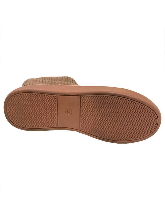 Wildleder Stiefeletten Damen Rosa