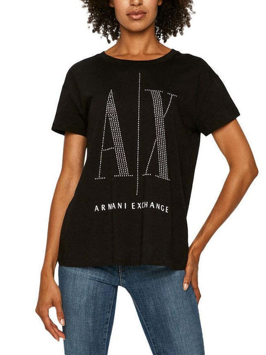 Armani Exchange Damen T-shirt Schwarz