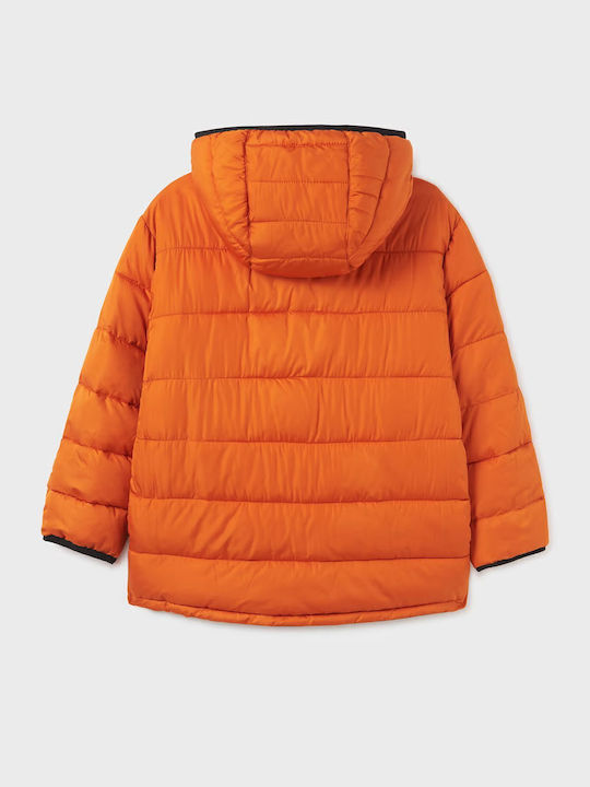 Kids' Casual Jacket Short with Hood Orange