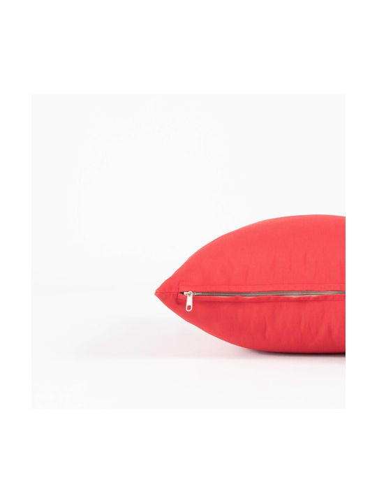 Linea Interiors Sofa Cushion Red 45x45cm DKM-T45-097
