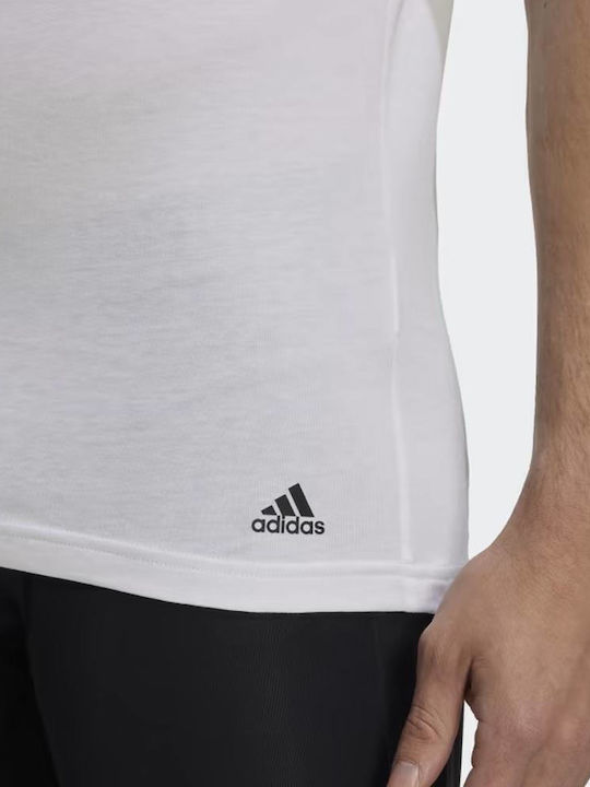 Men's Short Sleeve Undershirts In White Colour 3Pack