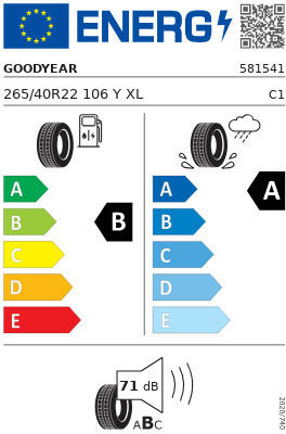 Goodyear Eagle F1 Asymmetric 6 265/40R22 106Y FP Лято Гума
