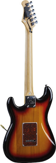 Eko S-300 Visual Note Електрическа Китара Stratocaster с SSS Конфигурация на Пикапите Sunburst