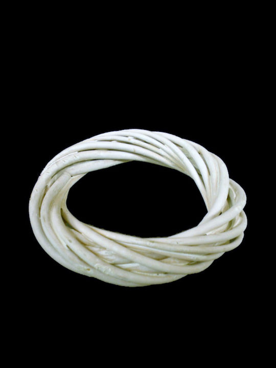 Christmas Wooden Decorative Wreath 50cm Bamboo